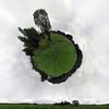 This composite shows my mini-world along with the <a href='http://www.flickr.com/photos/steffe/176605134/' target='_blank'>original 360 panorama</a>.<br><br>  
<i>Original photo by Flickr user 'Steffe.'</i>