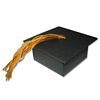 This graduation hat opens out to a mini-book-in-a-box.<br /><br />
Dimensions: 2 1/4 inches x 2 1/4 inches x 1 1/4 inch closed.
<br /><br />
<i>Based upon a similar book by Mary Howe</i>